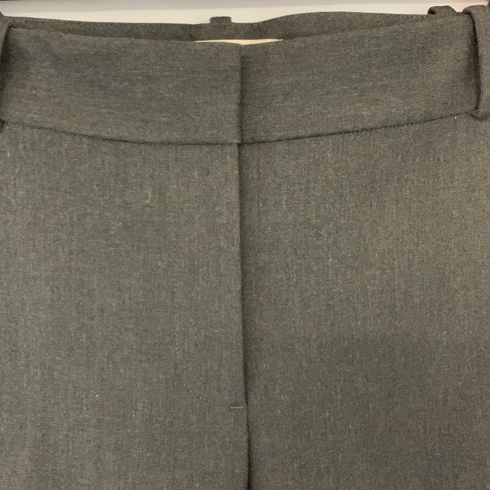 Talbots 12P Curvy Gray Flat Front Dress Pant | NWOT